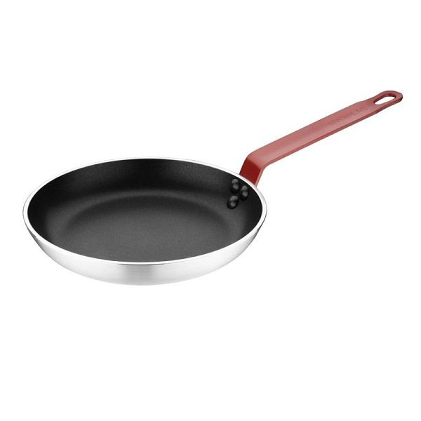 Hygiplas Teflon Platinum Plus Antihaft-Pfanne 240mm roter Griff, FB474