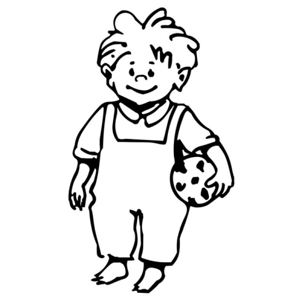 Stein HGS Hartschaum-Schild Kinderfigur mit Fußball, einfarbig, 15099