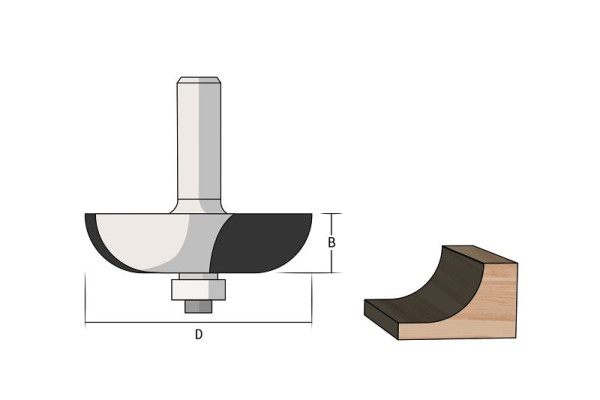 Famag Hohlkehlfräser HM, 3112.822.00