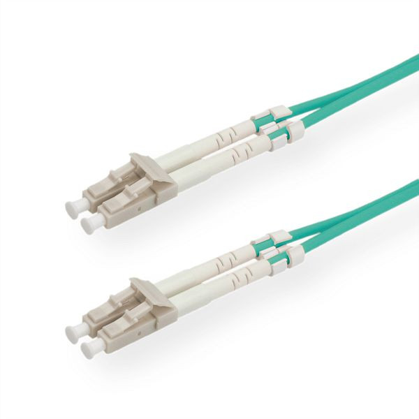 VALUE LWL-Kabel 50/125µm OM3, LC/LC, türkis, 1 m, 21.99.8701