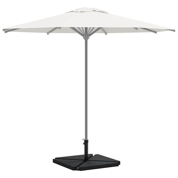 vidaXL 5-tlg. Sonnenschirmständer-Set Granit und Stahl, 3318588
