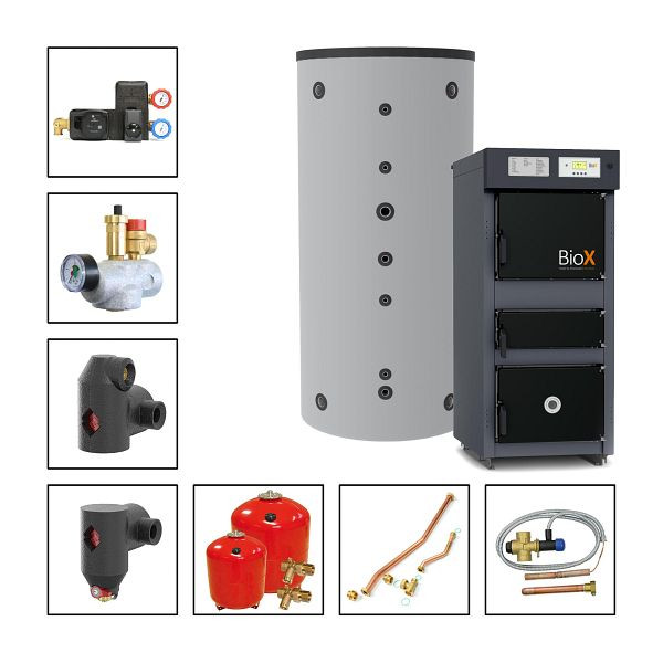 Solarbayer Holzvergaserset BioX 45 - 3B Variante B (1x SLS-2500-S), 310713100