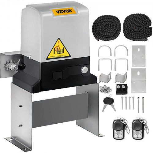 VEVOR Schiebetoröffner, 360 W Toröffner mit 2 Fernbedienungen, Bewegungsgeschwindigkeit 13 m/min, Basismodell (817 kg), AC800PYLLJ00000011V2