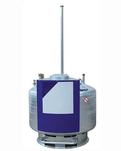 DENIOS Gefahrstoffdepot TP-ELH, 950 Liter, Werkstoff: Stahl, 117738