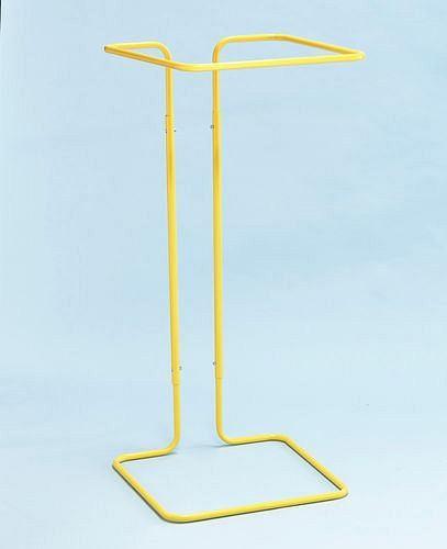 DENIOS Abfallsackhalter 400 Liter, Standgerät, gelb, 265639
