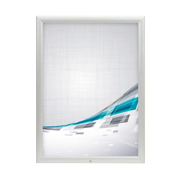 VKF Renzel Klickrahmen / Aluminiumrahmen / Regenwasserfester Klapprahmen mit Diebstahlsicherung „Eco 35”, 500 x 700 mm, 50.0151.12