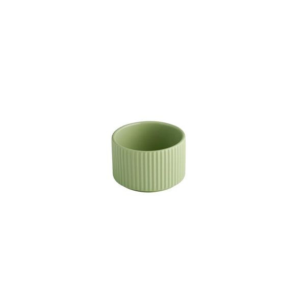 APS Schale THE GRID - Porzellan salbei, Ø 9 cm, 200 ml, stapelbar, 19107