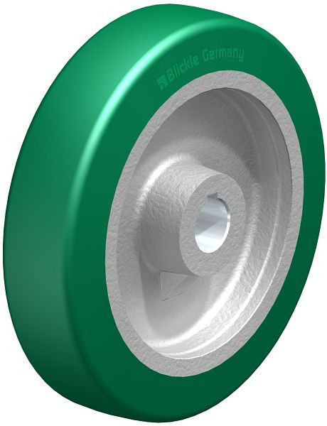 Blickle GSTN 200/25H7 Rad aus Blickle Softhane®, Grün, 754398