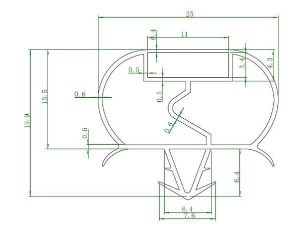 Skyrainbow Gummidichtung Voll-Tür für THL580, 650, 800, 1180,1410, GD-THLModelle