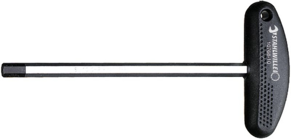 STAHLWILLE Schraubendreher mit Quergriff Nr.10768 Schlüsselweite 6 mm Klingen-Länge 200 mm, 43250060