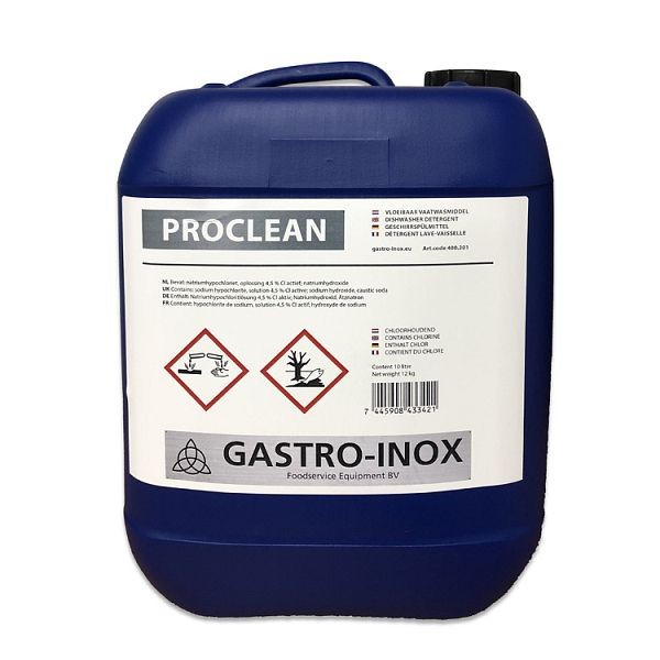 Gastro-Inox Proclean Geschirrspülmittel 10 Liter, 400.301