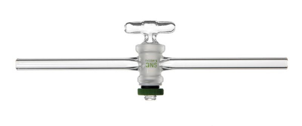 Rettberg Einwegverbindungshahn, hohles Glasküken NS 18,8/4,0 mm Bohrung, 134501204