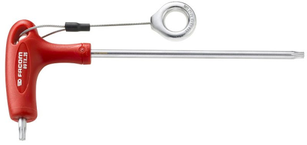 Facom Stiftschlüssel T-Griff Torx SLS T10, 89TX.10SLS