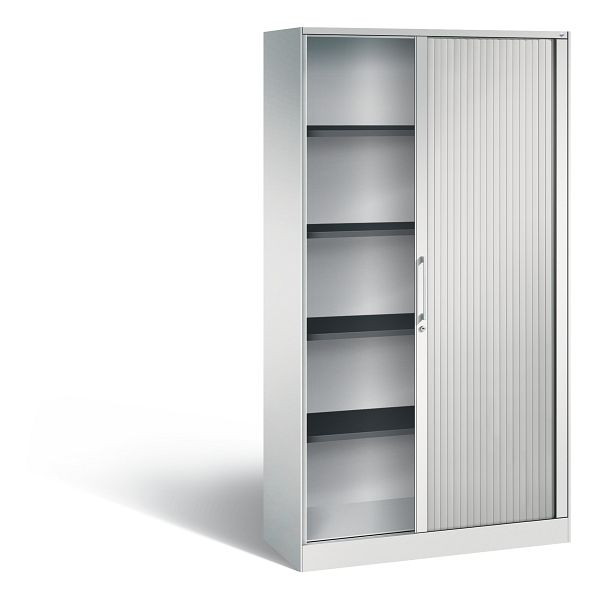 C+P Rollladenschrank Asisto, H1980xB1000xT435mm, Farbe: Lichtgrau, Bügelgriff, 5 OH, 143002-000 S10002