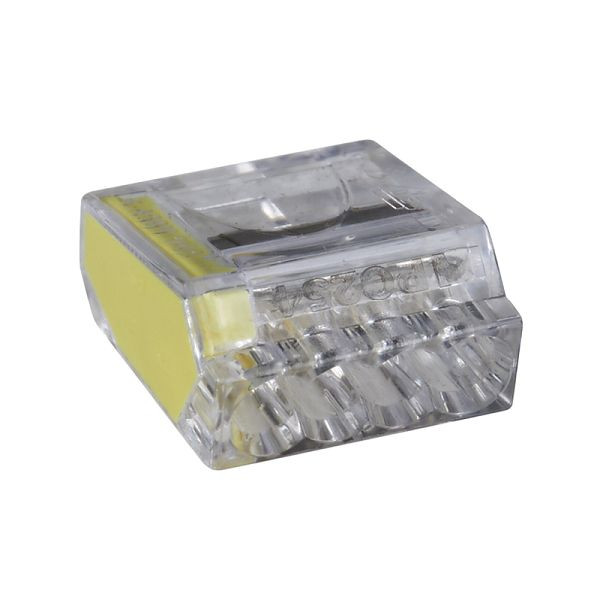 Haupa Verbindungsklemmen transparent, 4-polig, VE: 100 Stück, 265015