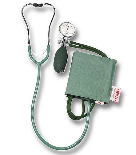 ERKA Blutdruckmessgerät Ø48mm mit Manschette und Stethoskop Erkatest, Größe: 20,5-28cm, 205.46882