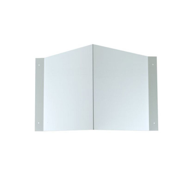 Stein HGS Winkelschild Quadrat für Folienschilder, neutral, 150 x 150 mm / 257 x 150 x 105 mm, 51.9552