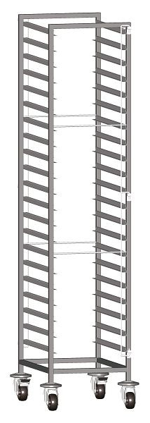 UNOX Blechhalter Trolley QUICK.Load Trolley, XTB0002