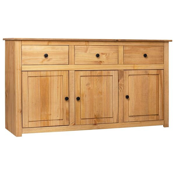 vidaXL Sideboard 135 x 40 x 80 cm Massivholz Panama-Kiefer, 282703