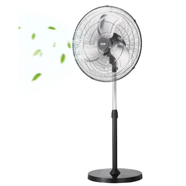 VEVOR 570mm Standventilator Ventilator 3 Gang 110,5-138cm höhenverstellbar, GYLSFS20INCHL62V4V2