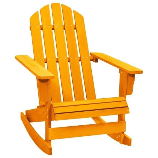 vidaXL Adirondack-Schaukelstuhl Massivholz Tanne Orange, 315888