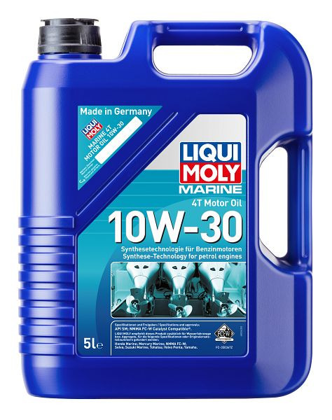LIQUI MOLY Motoröl Marine 4T Motor Oil 10W-30, Kanister Kunststoff, VE: 5 Liter, 25023