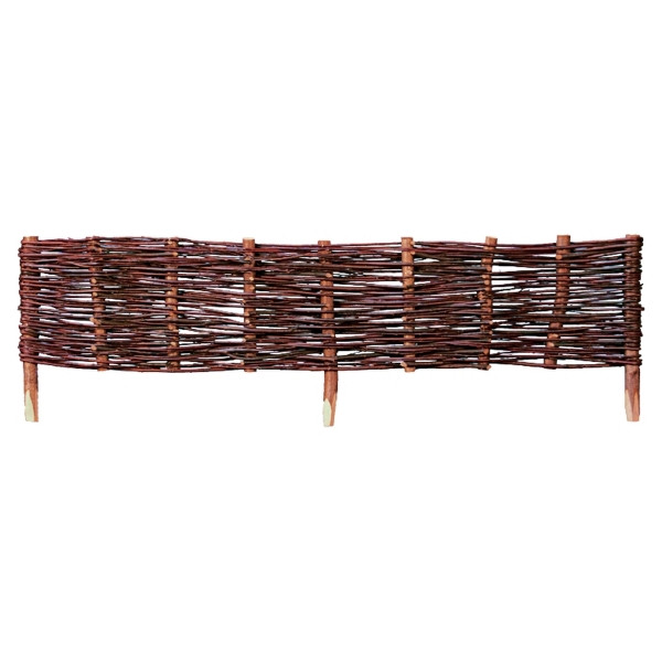 T&J SARA Weiden-Steckzaun 120 x 25/35 cm, SARA Weiden-Steckzaun, 120 x 25/35 cm, 36131