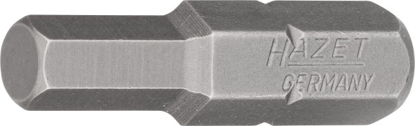 Hazet Bit, Sechskant massiv 8 (5/16 Zoll), Innen-Sechskant Profil, 6 mm, 2206-6