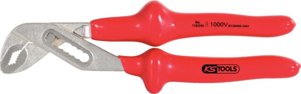 KS Tools 1000V Wasserpumpenzange, 250mm, 117.1273, 4042146235300