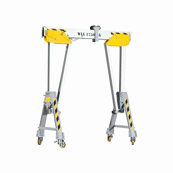 Planeta Aluminium-Portalkran RLPK-S-5 Seitenteile fahrbar und klappbar Tragfähigkeit: 1.000 kg, J00821