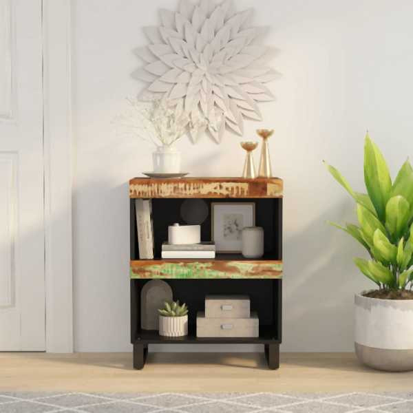 vidaXL Beistelltisch 60x33x75 cm Altholz Massiv, 352887