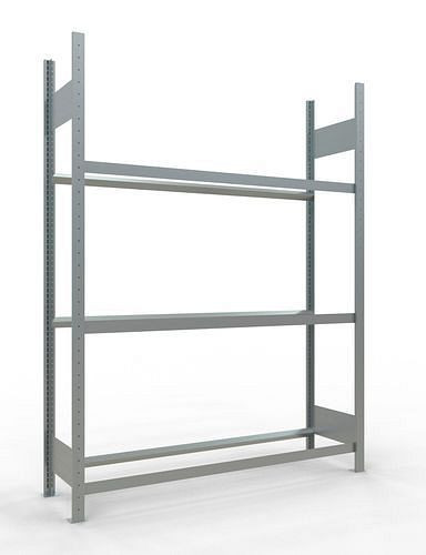 Schulte Reifenregal, Grundfeld, 3 Lagerebenen, Fachbreite 1500 mm, 1560 x 436 x 2000 mm, 278851