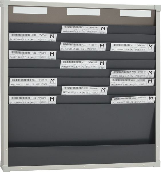 Eichner Karten-Board, Spalten: 3, Fächer: 10, 750 x 720 x 75 mm, 9219-02004