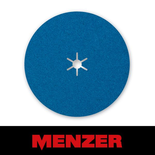 Menzer Klett-Schleifscheibe, Ø 150 mm, 8 mm Innenloch, Korn 40, Zirkonkorund, VE: 50, 235031040