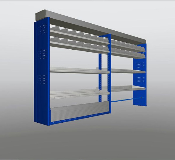 Plastipol-Scheu Profi-Line Fahrzeugeinrichtungslösung Modul 1710 x 2855 x 300/410 mm, PL 708