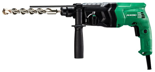 HiKOKI Bohrhammer (SDS-plus), SDS-plus 24mm, 730W, 2, 7 Joule, 2, 8kg, DH24PG2 (Transportkoffer), DH24PG2WSZ