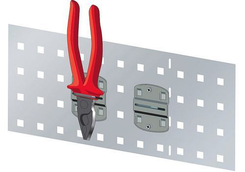 DENIOS Zangenhalter, Breite 35 mm, 5 Stück, 286498, 7612269048056