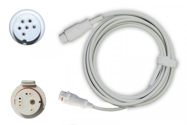 Golmed IBP-Adapterkabel für B.D.-Transducer, zu Mindray (IM2102) & Spacelabs, IBP-SL-BD