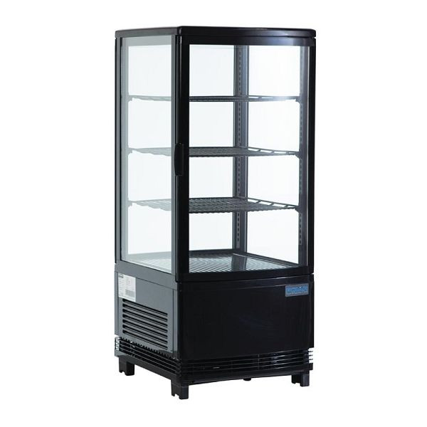 Polar Serie C Kühlvitrine schwarz 68 Liter, 1 Tür, G211
