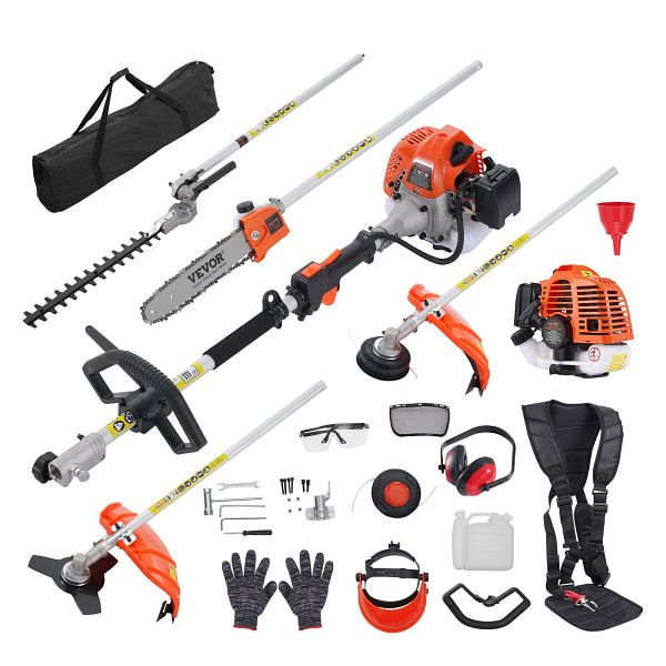 VEVOR 6-in-1 Heckentrimmer Heckenschneider Benzin-Heckenschere 26CC 0,54L, RQLLJGZJDGNEG55T5V0