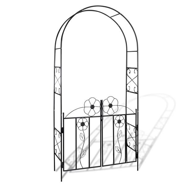 vidaXL Gartentor Rosenbogen Rankgitter Rosensäule Spalier Pergola, 40784