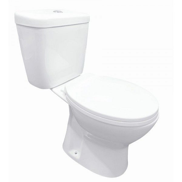 Sanotechnik Roma Spülrandloses WC mit WC-Sitz Abgang i/s, RS2020