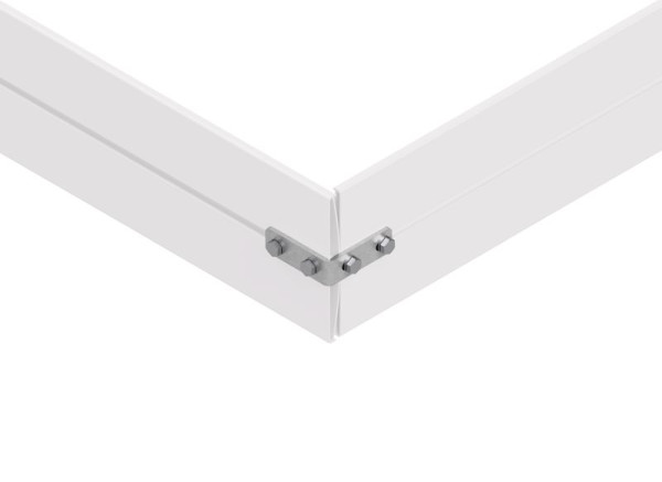 HYMER Eckverbinder für Fußleisten, Edelstahl/Alu, 30510105
