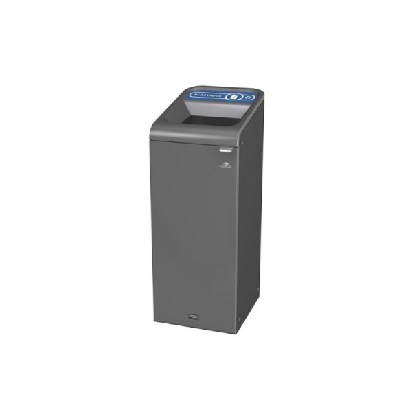 STEIN HGS Configure Recycling-Station Kunststoff, 57 Liter, BE FR, anthrazit, blau, 83843.0002