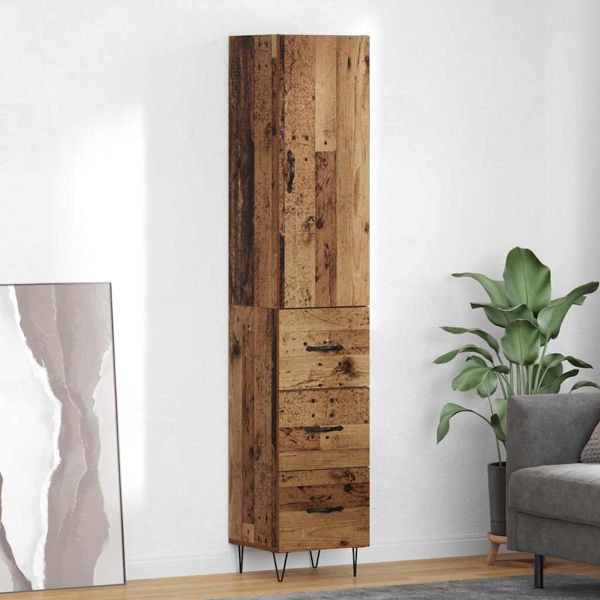 vidaXL Hochboard Altholz 69,5 x 34 x 180 cm Holzwerkstoff, 3402723