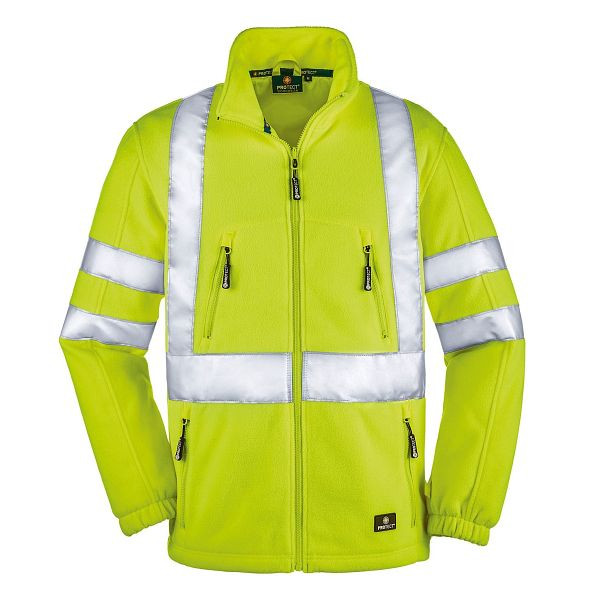 4PROTECT Warnschutz-Fleecejacke SEATTLE, leuchtgelb, Größe: 3XL, 3465-3XL