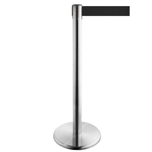 Stein HGS Personenleitsystem -P-LINE Future-, Edelstahl, schwarz, mit Sicherheitsverschluss (selbstlösend), Gurtlänge: 2,3 m, 12798-0303