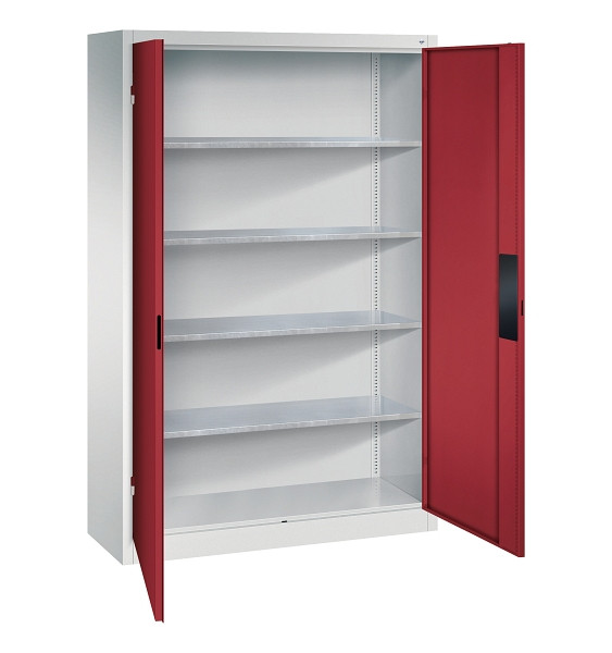 C+P Stahl-Flügeltürenschrank, 7035/3003, Maße (H x B x T): 1950 x 1200 x 500 mm, Traglast 110 kg, 8930-052 S10270
