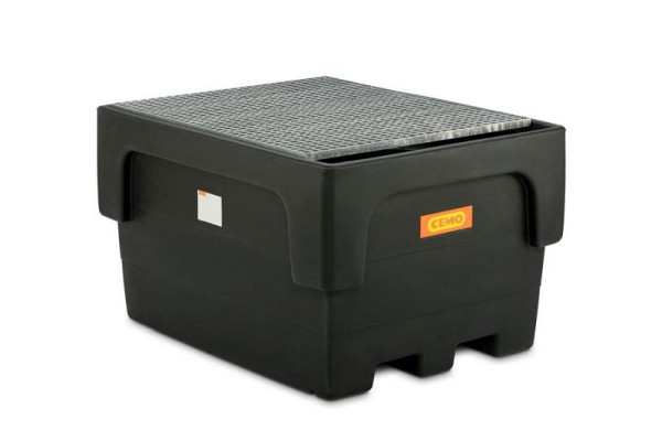 Cemo IBC-Auffangwanne 1100/1-PE mit Stahlgitterrost, 10947