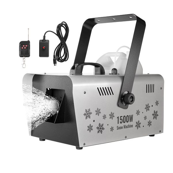 VEVOR Schneemaschine 1500W, Drahtlose Fernbedienung Handheld Schneemaschine, XHJXP1500WSCHCJITV2